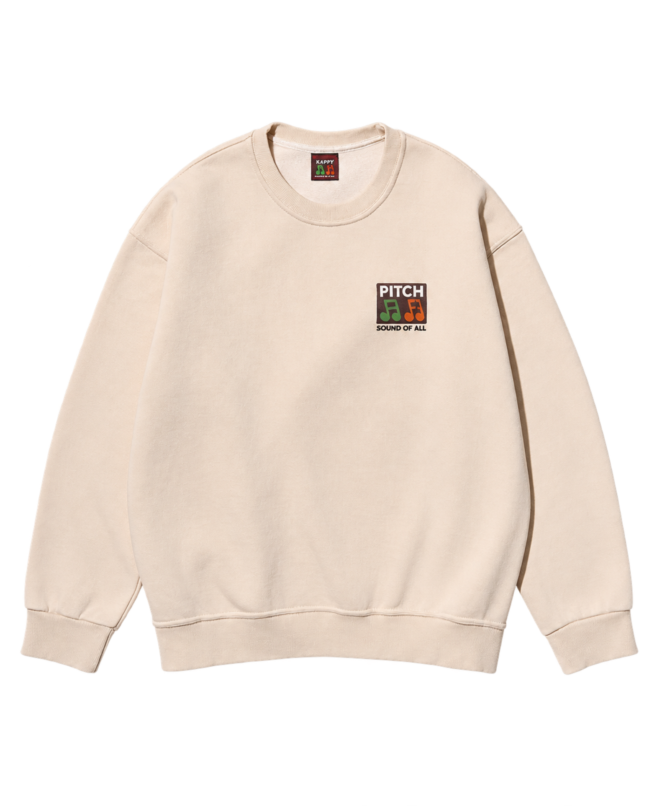 Sudadera KAPPY Pitch Fluff Sweatshirt Cream