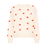 ICHI Kasura Tangerine Heart Sweatshirt