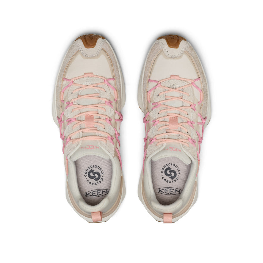 Zapatillas KEEN UNEEK Trekker Mujer - Birch/Peach Tree vista 4