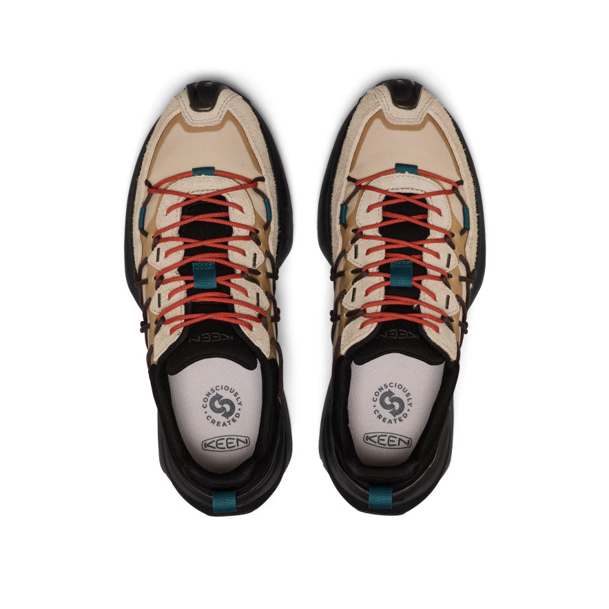 Zapatillas KEEN UNEEK Trekker Hombre Safari/Mediterranea, vista superior del par