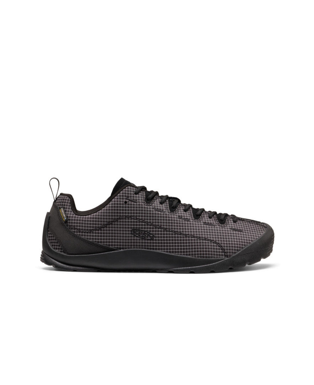 KEEN Jasper Nylon Waterproof Black, flat frontal 22x27