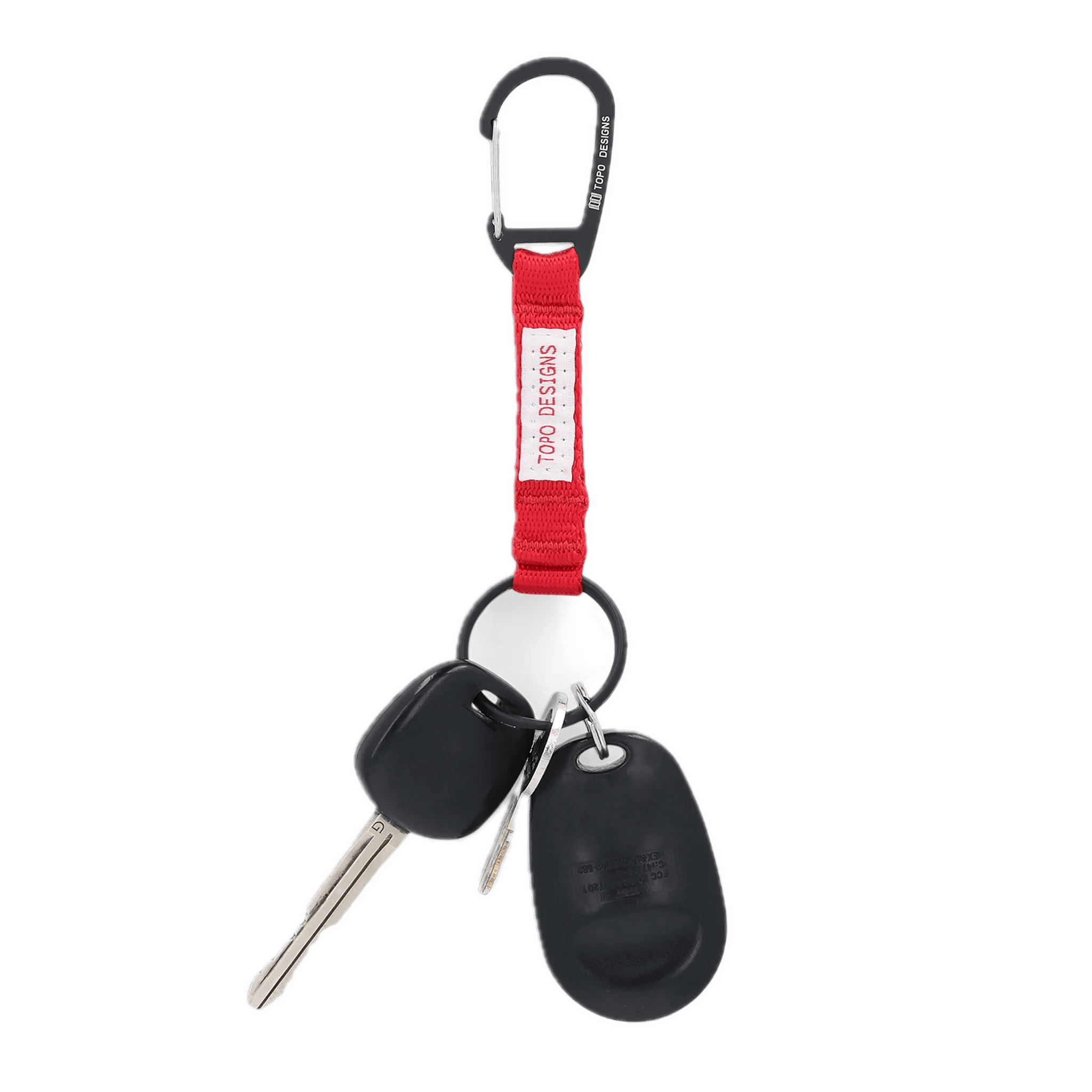 Key Clip Topo Designs Red - ECRU