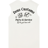 Camiseta DEUS EX MACHINA Knucklebones Muscle Dirty White