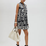 Vestido LOLA CASADEMUNT Kurta Bicolor con Volantes