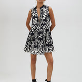 Vestido LOLA CASADEMUNT Kurta Bicolor con Volantes