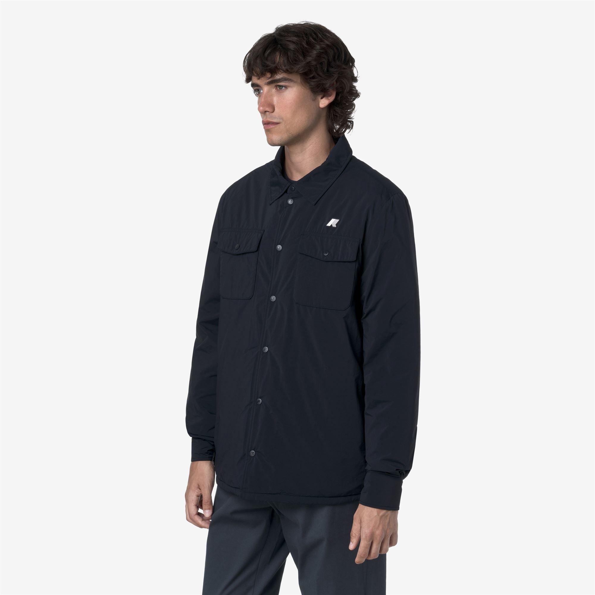 K-WAY Umbert Plain Warm Blue Depth vista oficial 2