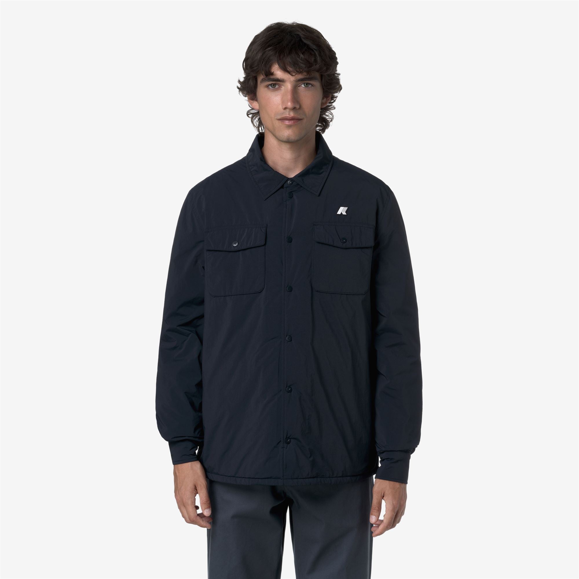 K-WAY Umbert Plain Warm Blue Depth vista oficial 4