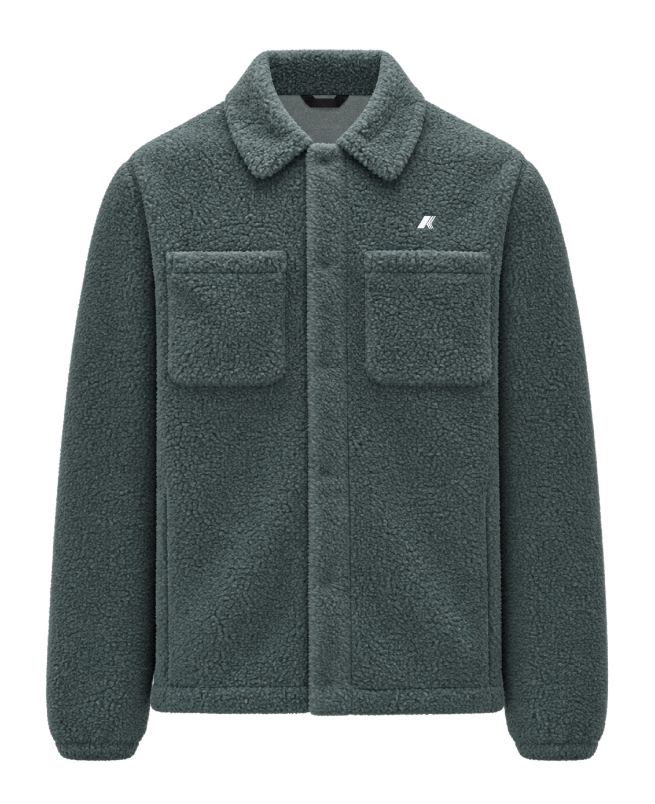 K-WAY Cameron Sherpa Polar Green Balsam Grey Ash