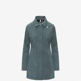 Abrigo K-WAY Mathy Bonded Green Balsam Blue sin capucha