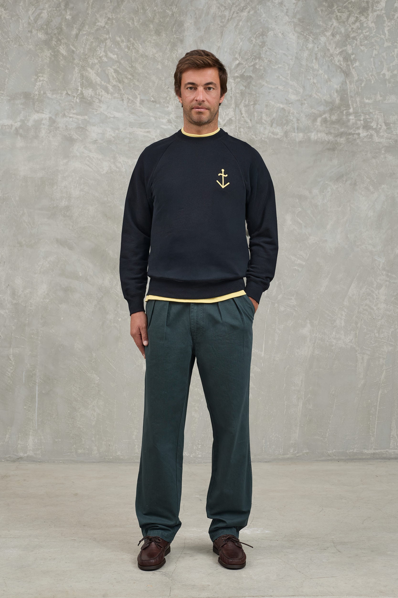 Sudadera LA PAZ Cunha Black / Yellow Logo — vista 3