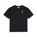 Camiseta LA PAZ Dantas Black / Yellow Logo — vista frontal