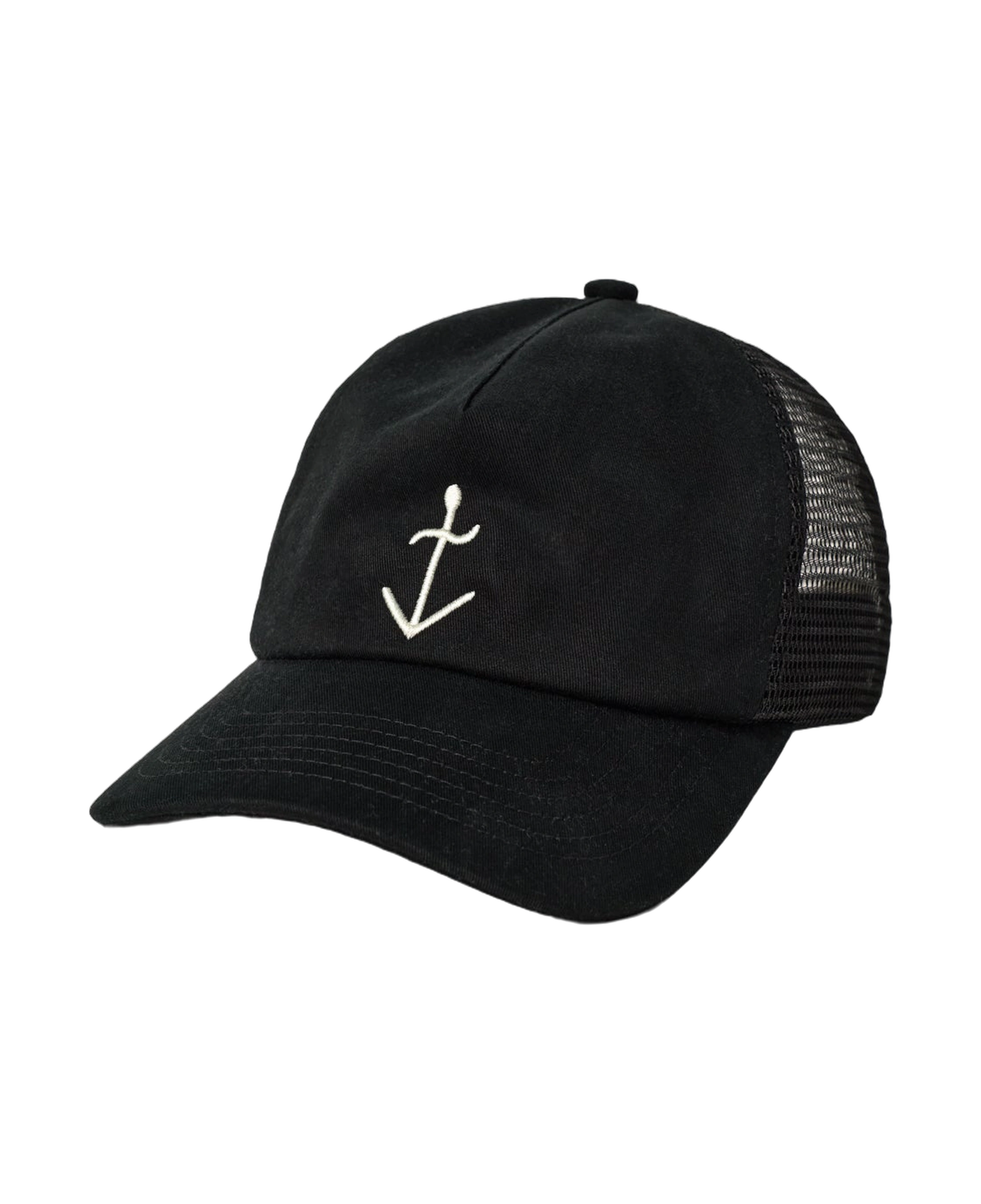 Gorra LA PAZ Rothes Black / Off-White Logo — vista frontal