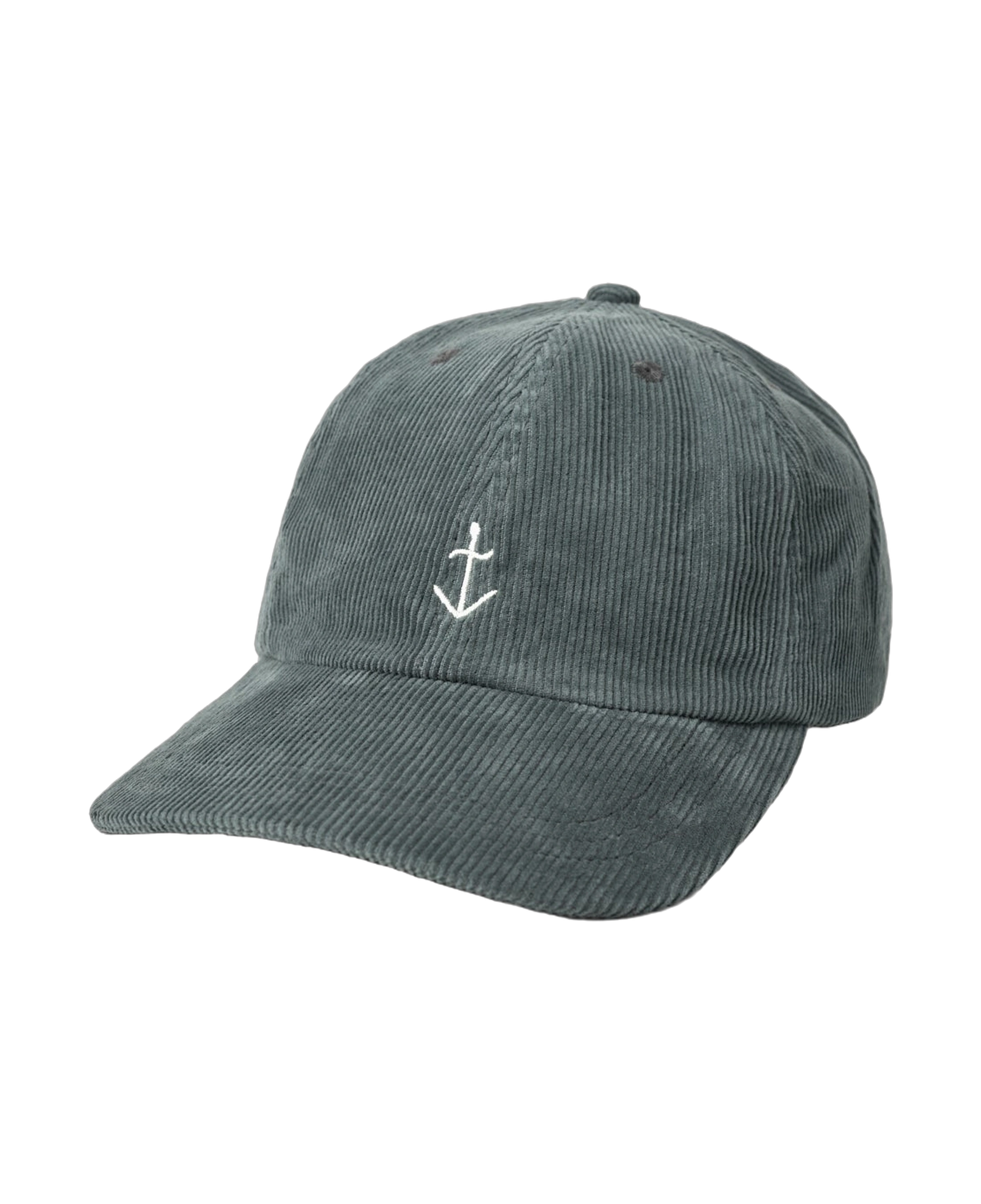 Gorra LA PAZ Santos Balsam Green Baby Cord — vista frontal