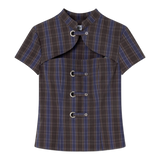 Top LAAGAM Azura Squared Brown - flat frontal