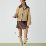Chaqueta LAAGAM Braidy Beige - imagen 1