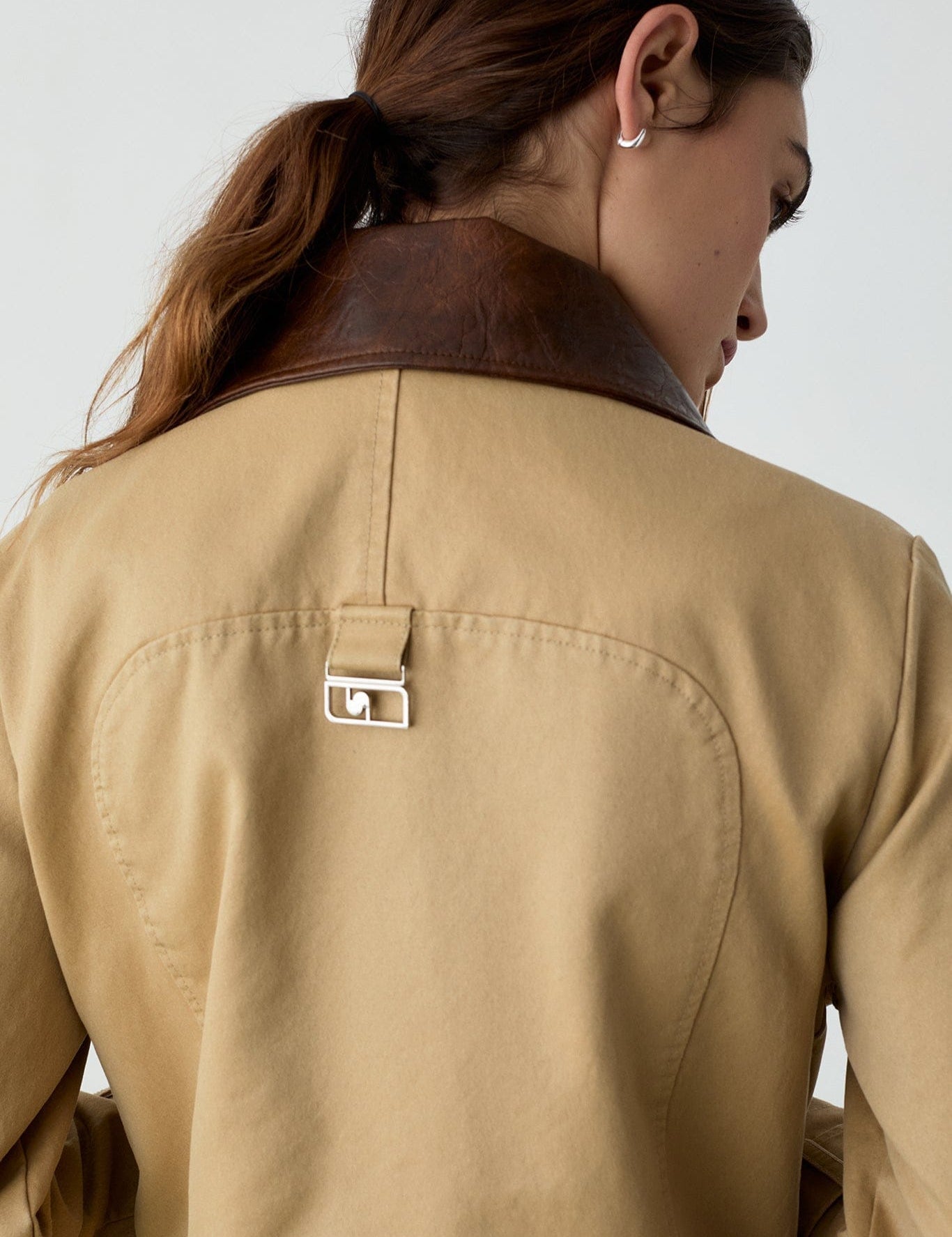 Chaqueta LAAGAM Braidy Beige - imagen 2