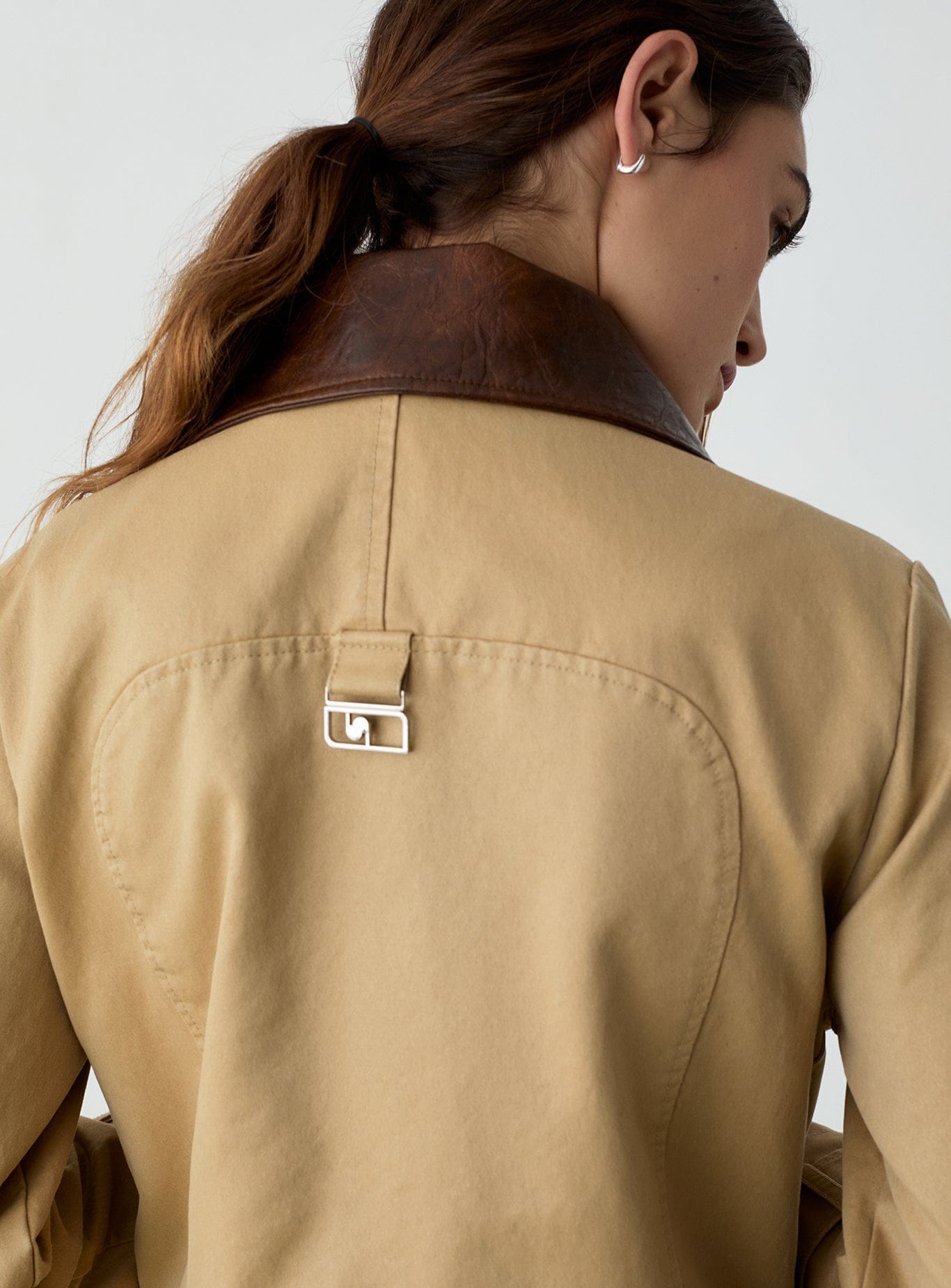Chaqueta LAAGAM Braidy Beige - imagen 2