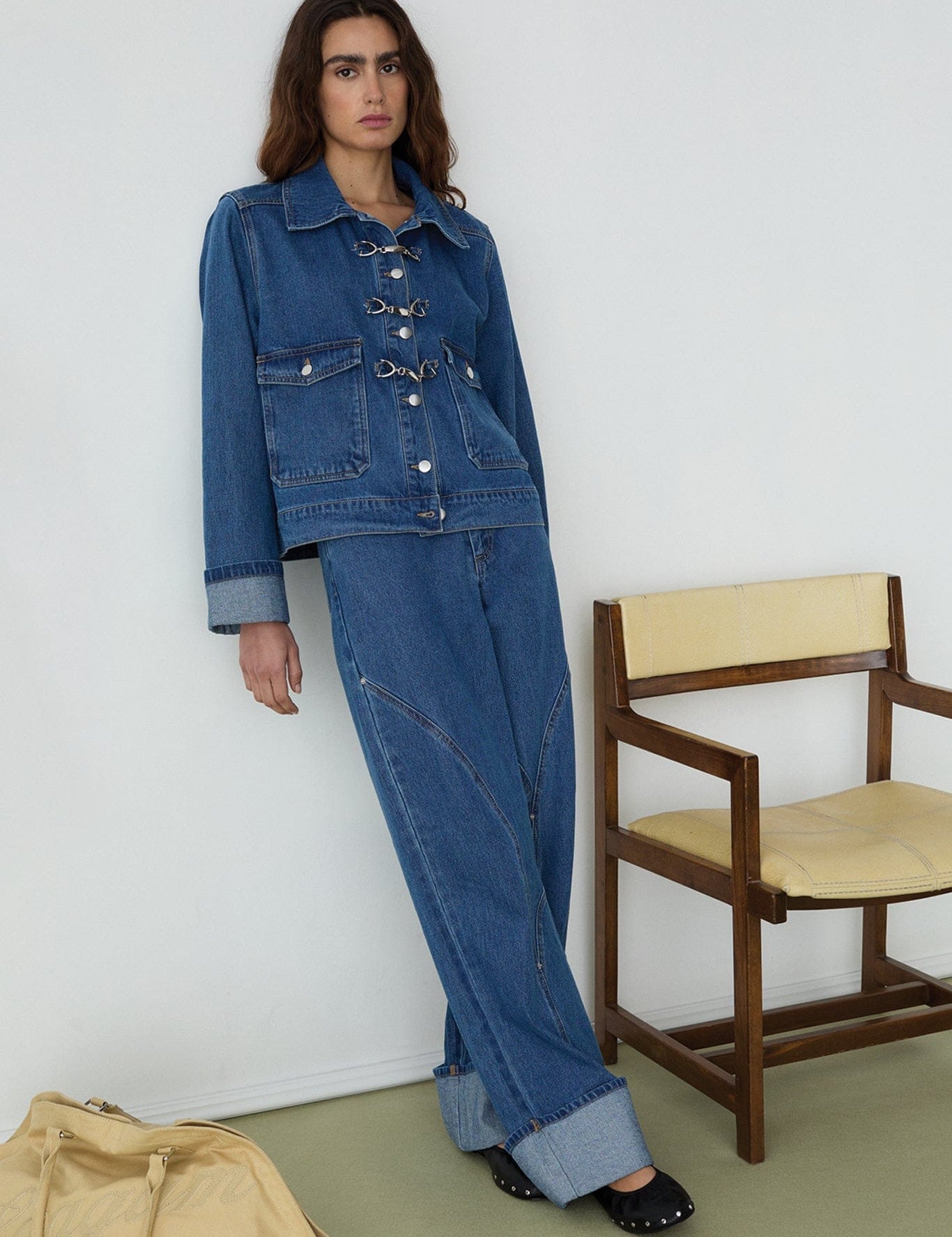 Chaqueta vaquera LAAGAM Dalston Indigo - imagen 1