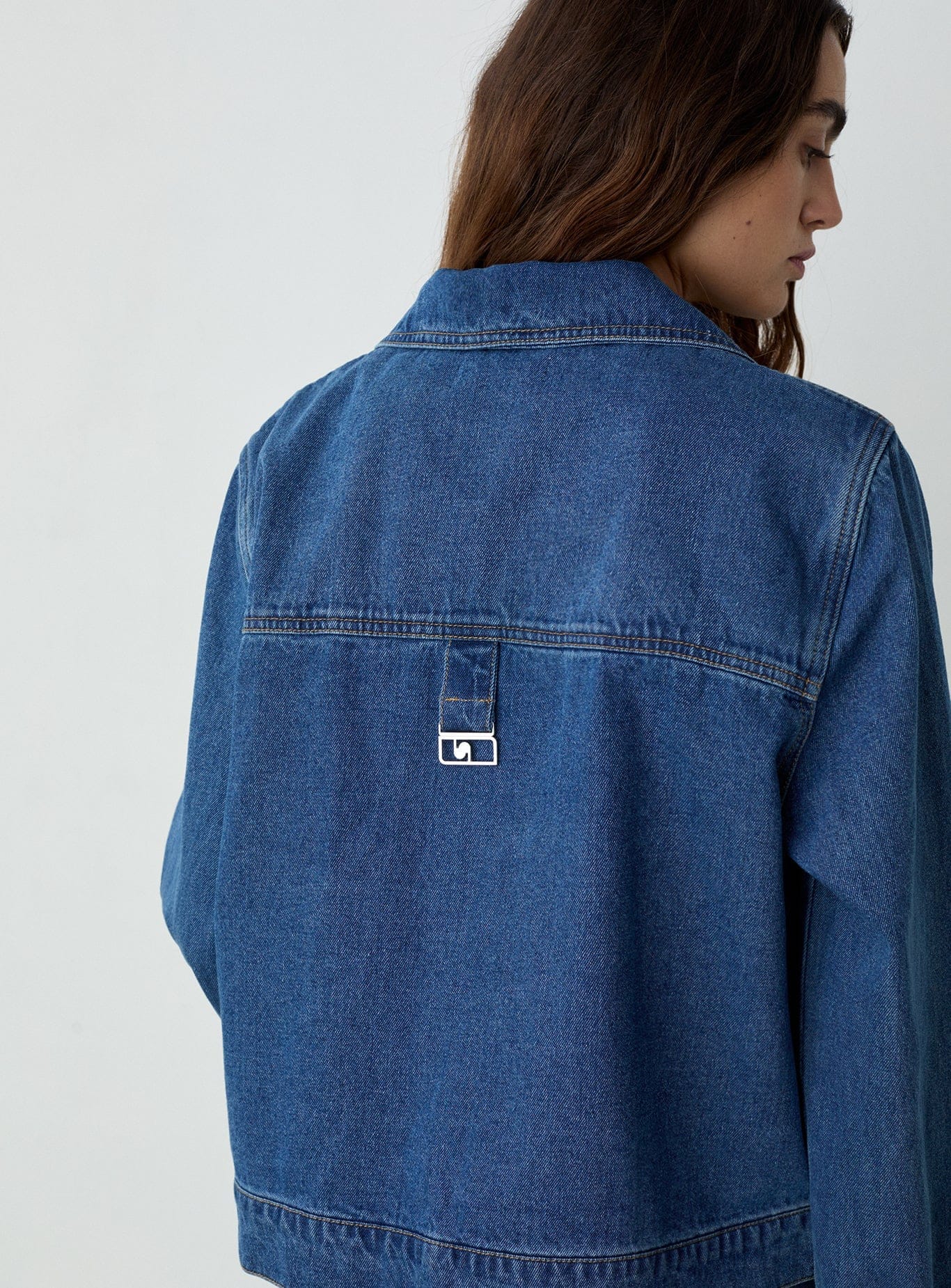 Chaqueta vaquera LAAGAM Dalston Indigo - imagen 2