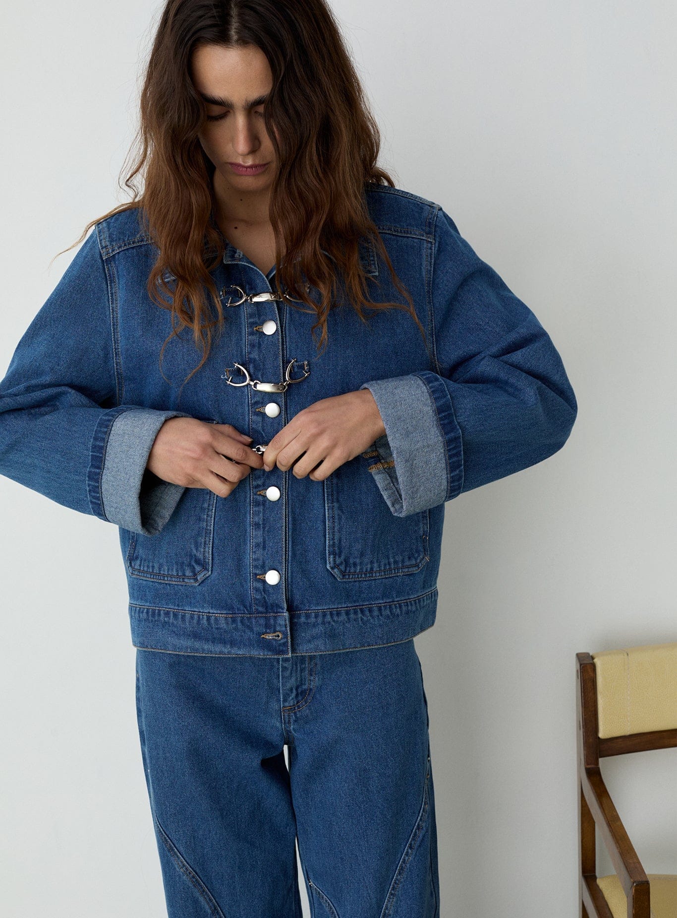Chaqueta vaquera LAAGAM Dalston Indigo - imagen 3