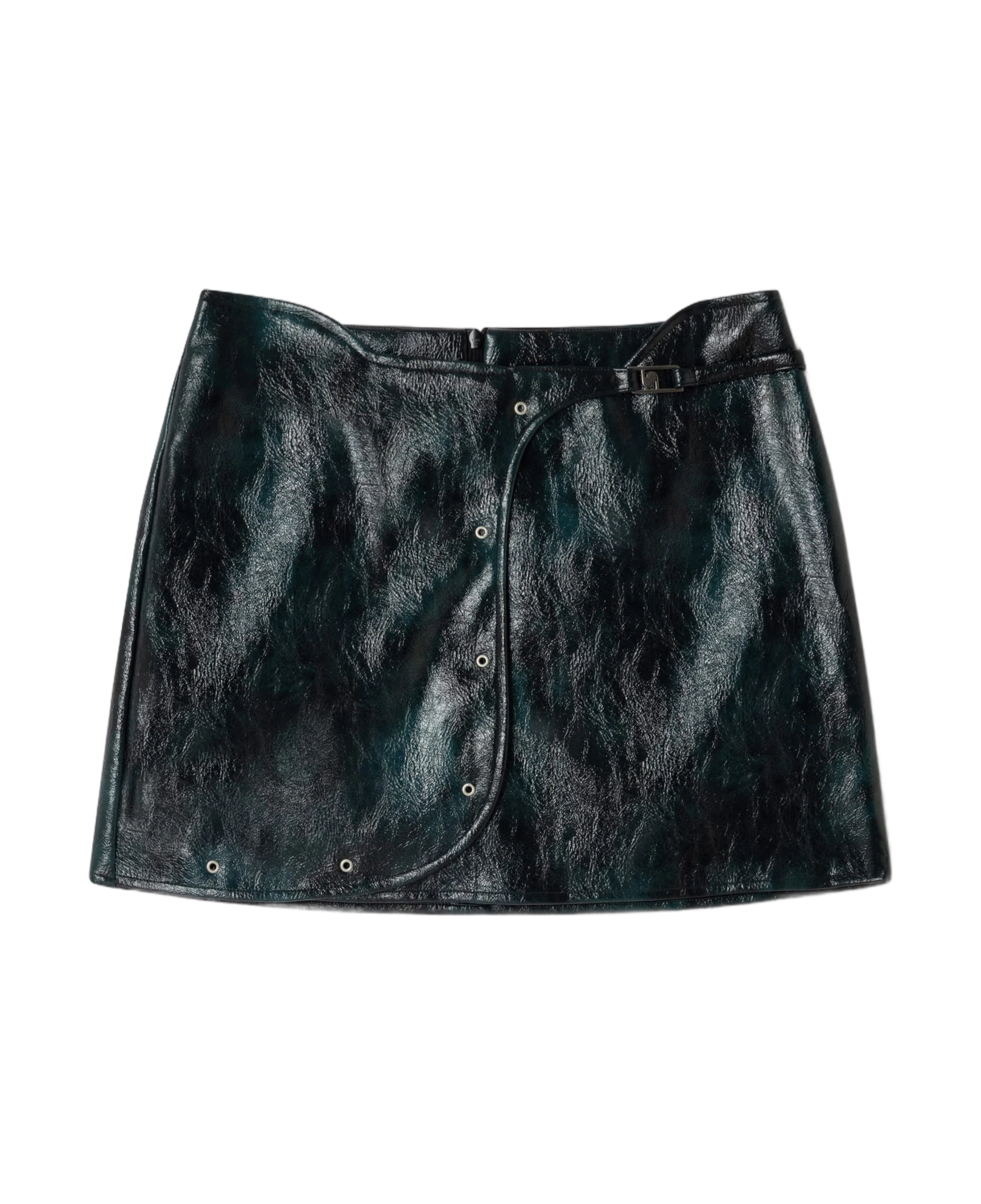 Falda corta LAAGAM Elodie Dark Green - flat frontal