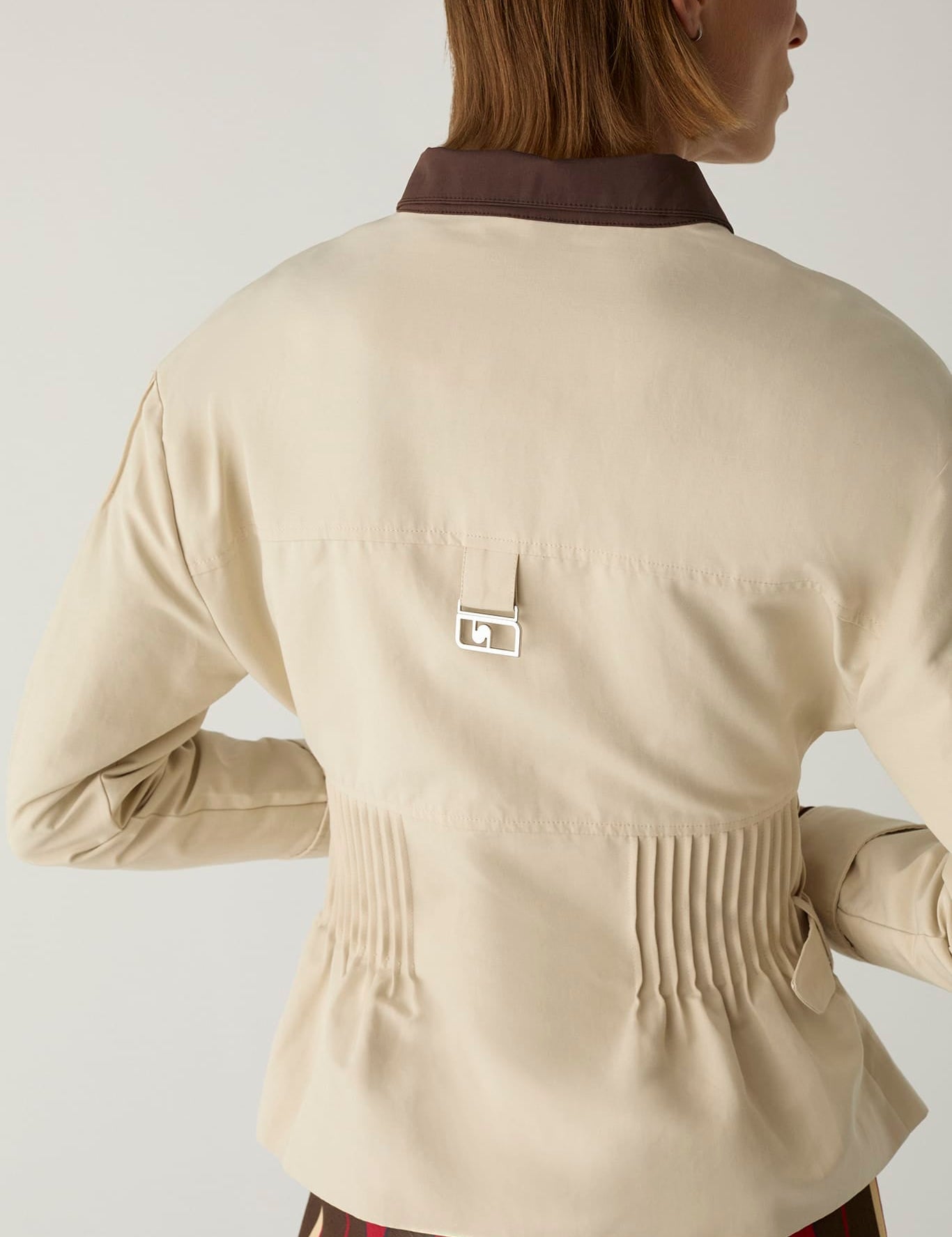 Chaqueta LAAGAM Orly Serge Ecru - imagen 2