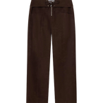 Pantalones LAAGAM Selah Dark Brown - flat frontal