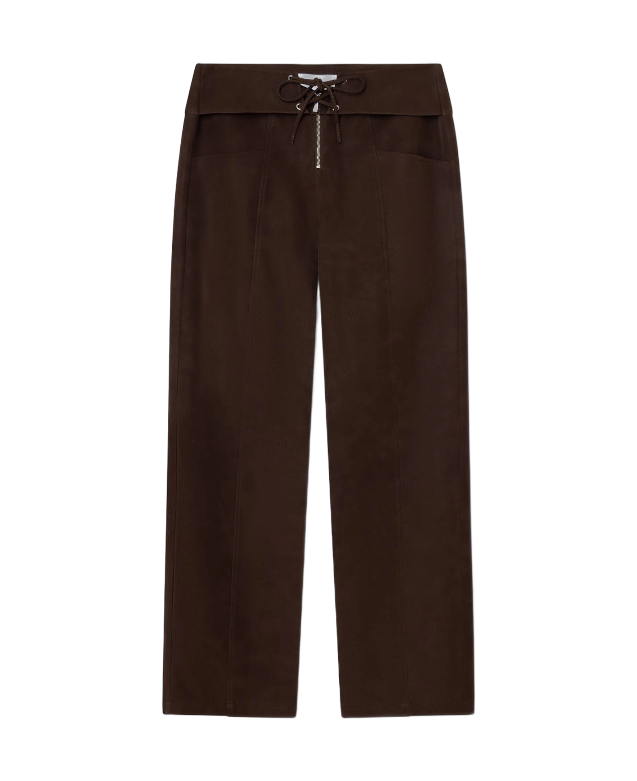 Pantalones LAAGAM Selah Dark Brown - flat frontal