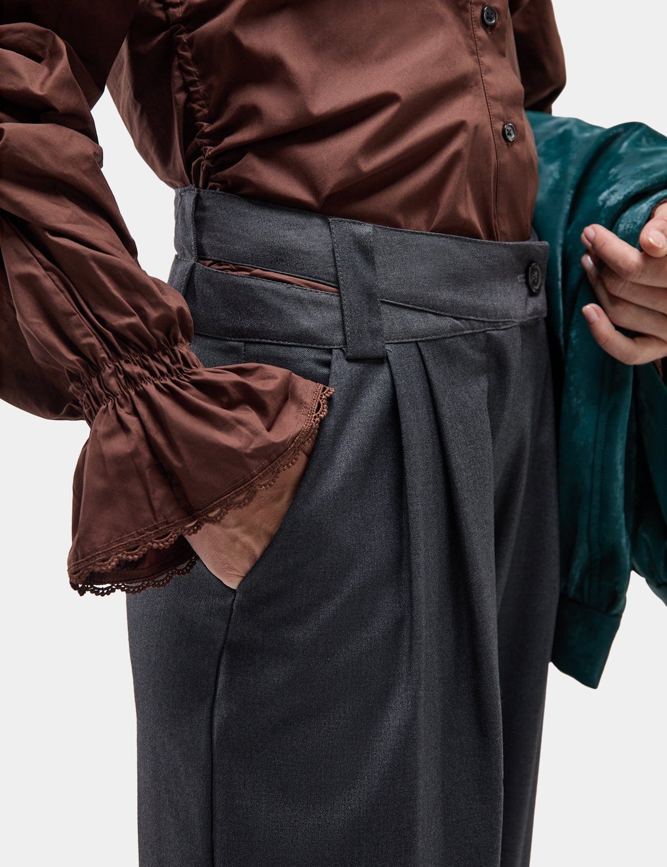 Pantalones LAAGAM Smith Tailored Grey - imagen 2