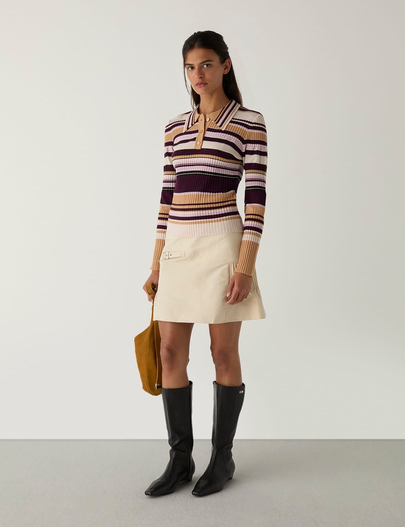Falda corta LAAGAM Solace Ecru - imagen 1