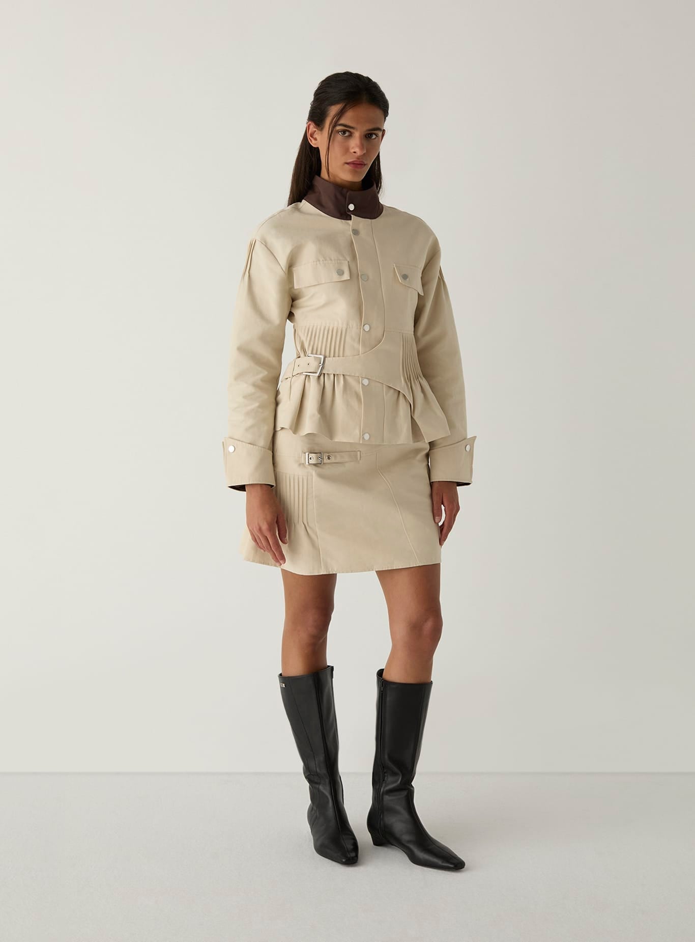 Falda corta LAAGAM Solace Ecru - imagen 2