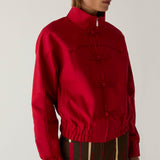 Cazadora bomber LAAGAM Sylvie Red - imagen 1