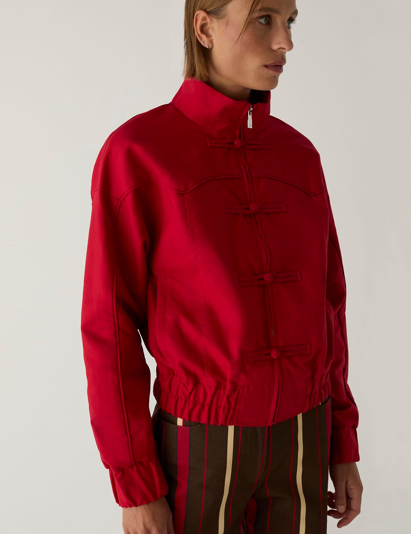 Cazadora bomber LAAGAM Sylvie Red - imagen 1