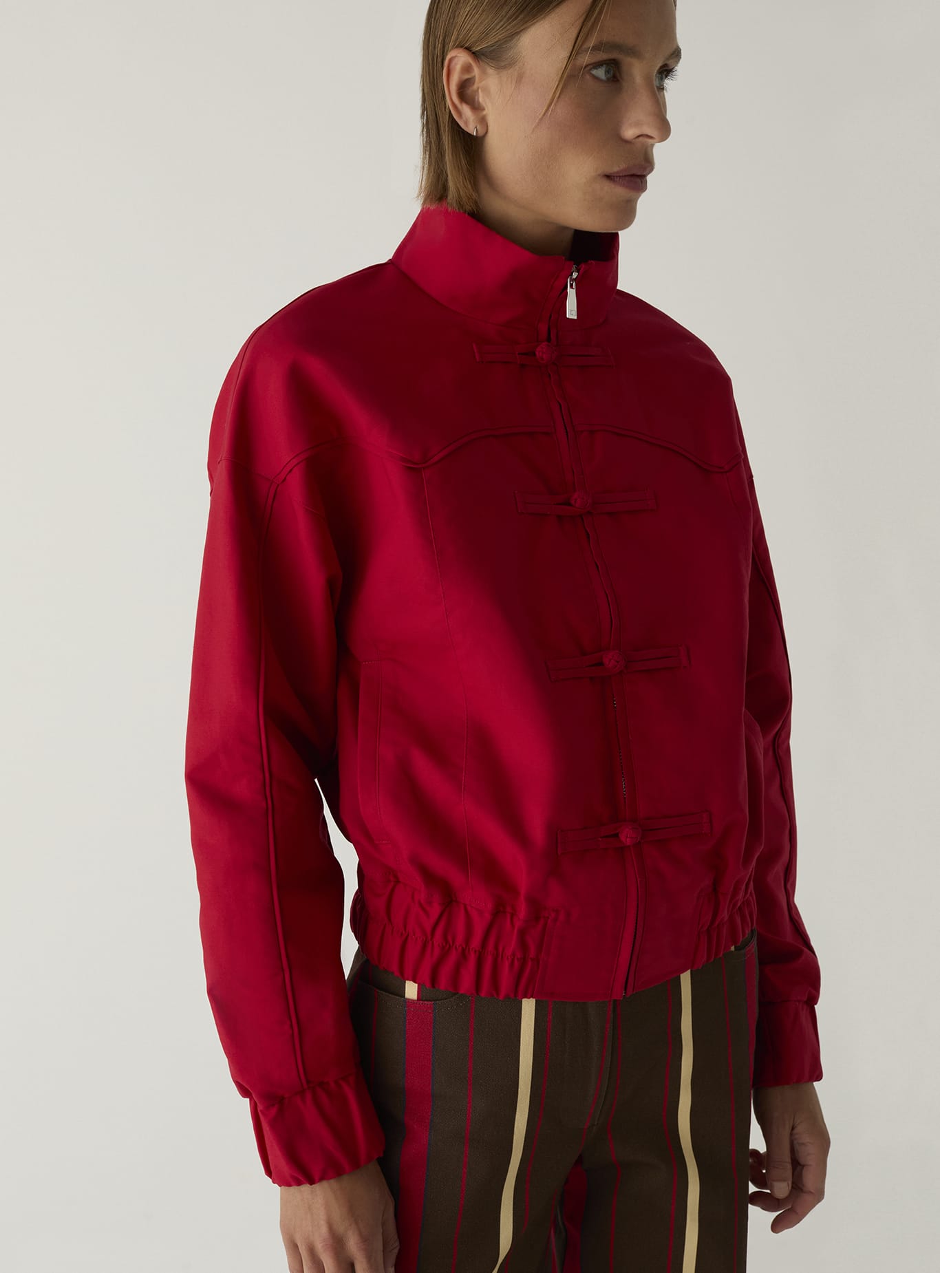 Cazadora bomber LAAGAM Sylvie Red - imagen 1