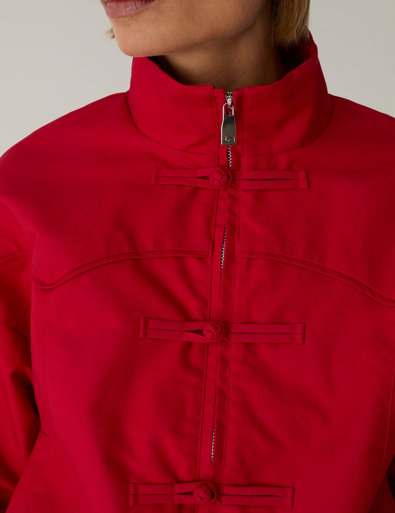 Cazadora bomber LAAGAM Sylvie Red - imagen 2
