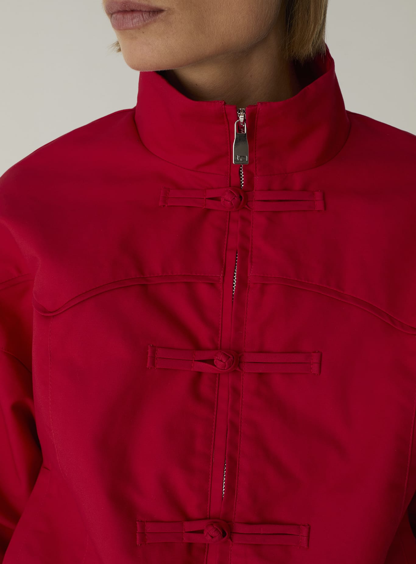 Cazadora bomber LAAGAM Sylvie Red - imagen 2