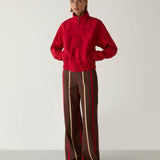 Cazadora bomber LAAGAM Sylvie Red - imagen 5