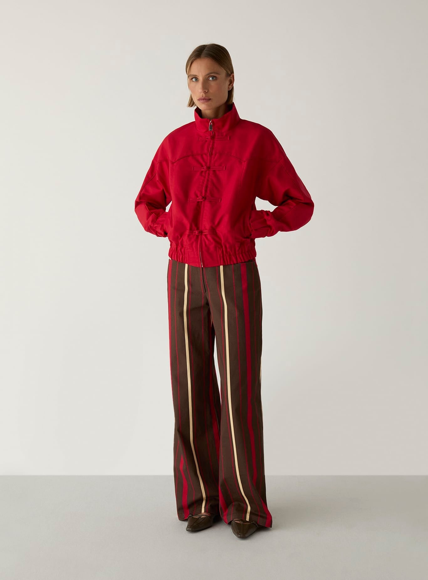 Cazadora bomber LAAGAM Sylvie Red - imagen 5