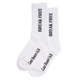 Calcetines LAST RESORT AB Crew Break Free White Black