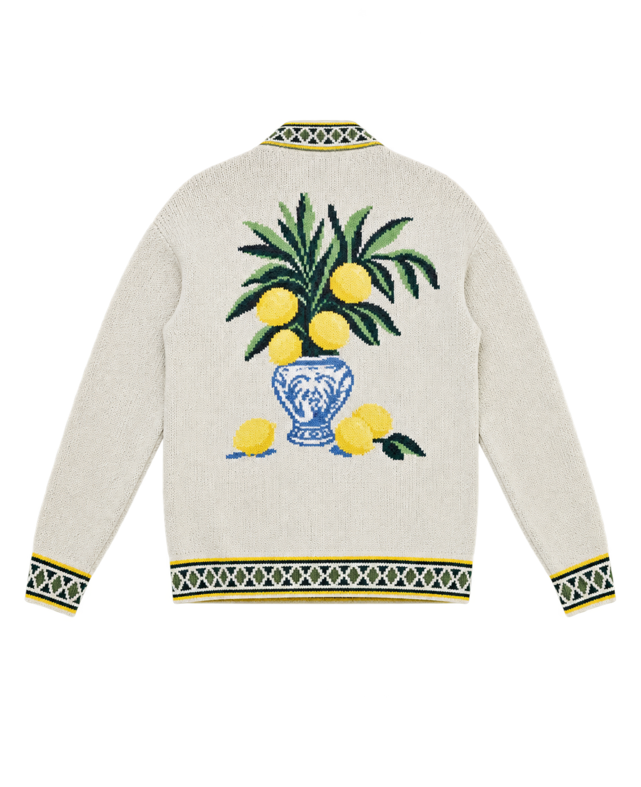 Chaqueta On Vacation Lemon Resort Knit Multi flat transparente