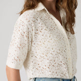 Camisa LEVI'S Harlie Lace Egret - detalle frontal