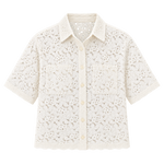Camisa LEVI'S Harlie Lace Egret - flat transparente