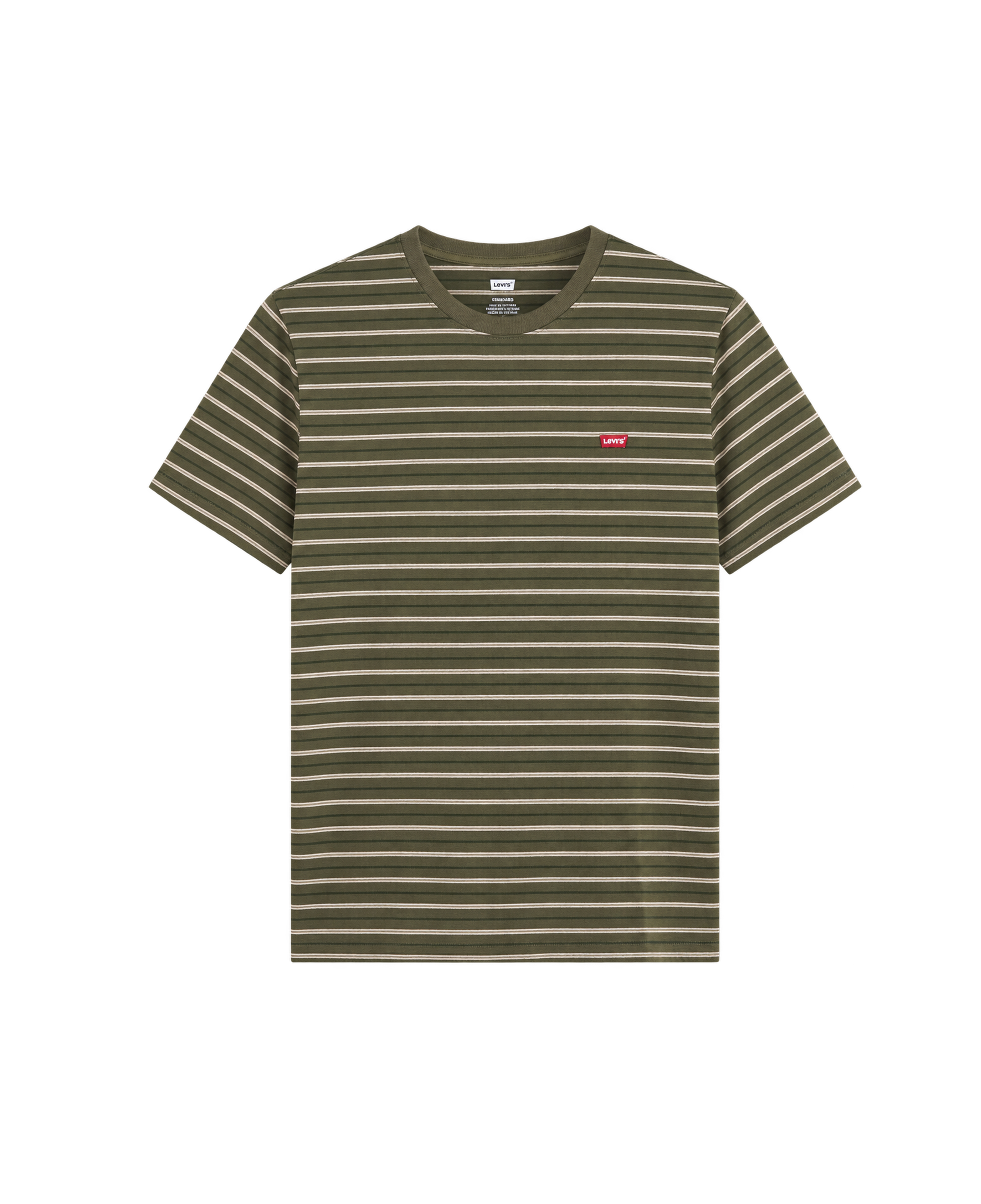 Camiseta LEVI'S® Original Housemark Max Stripe Rosin - flat transparente