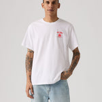 Camiseta LEVI'S Roll Models White Plus - modelo frontal