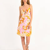 Lili Sidonio Estampado con Tirantes - ECRU