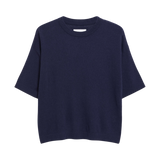 Camiseta ARMEDANGELS Lizaa Lino Tinted Navy