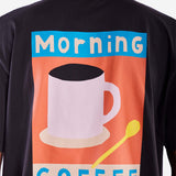 OLOW Loose Morning Coffee Carbon Black T-shirt