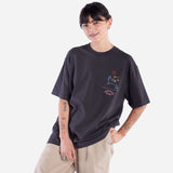 OLOW Loose Trelissick Carbon Black T-shirt