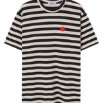 Camiseta LOREAK MENDIAN New Azpi Dot M Ecru/Anthracite, vista frontal