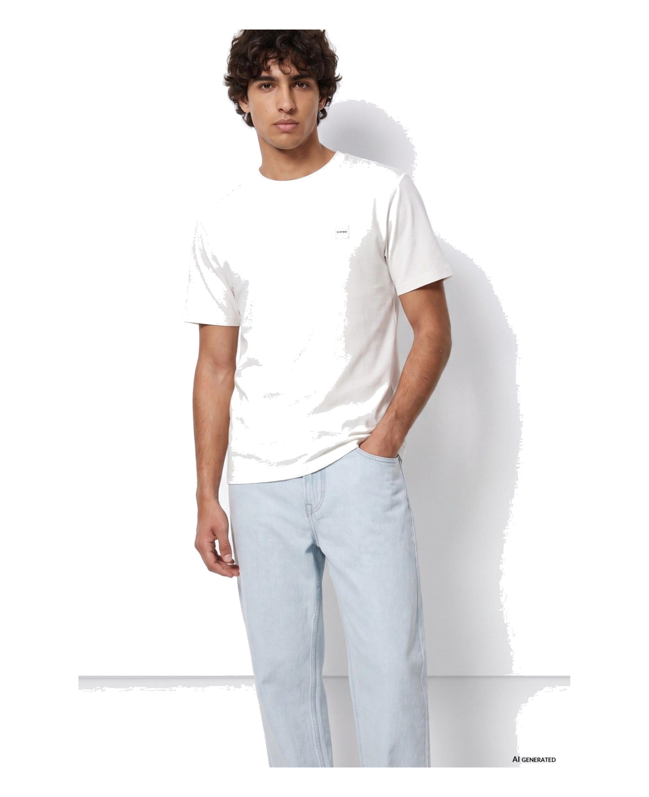 Camiseta TIFFOSI Lost Blanca - imagen 2